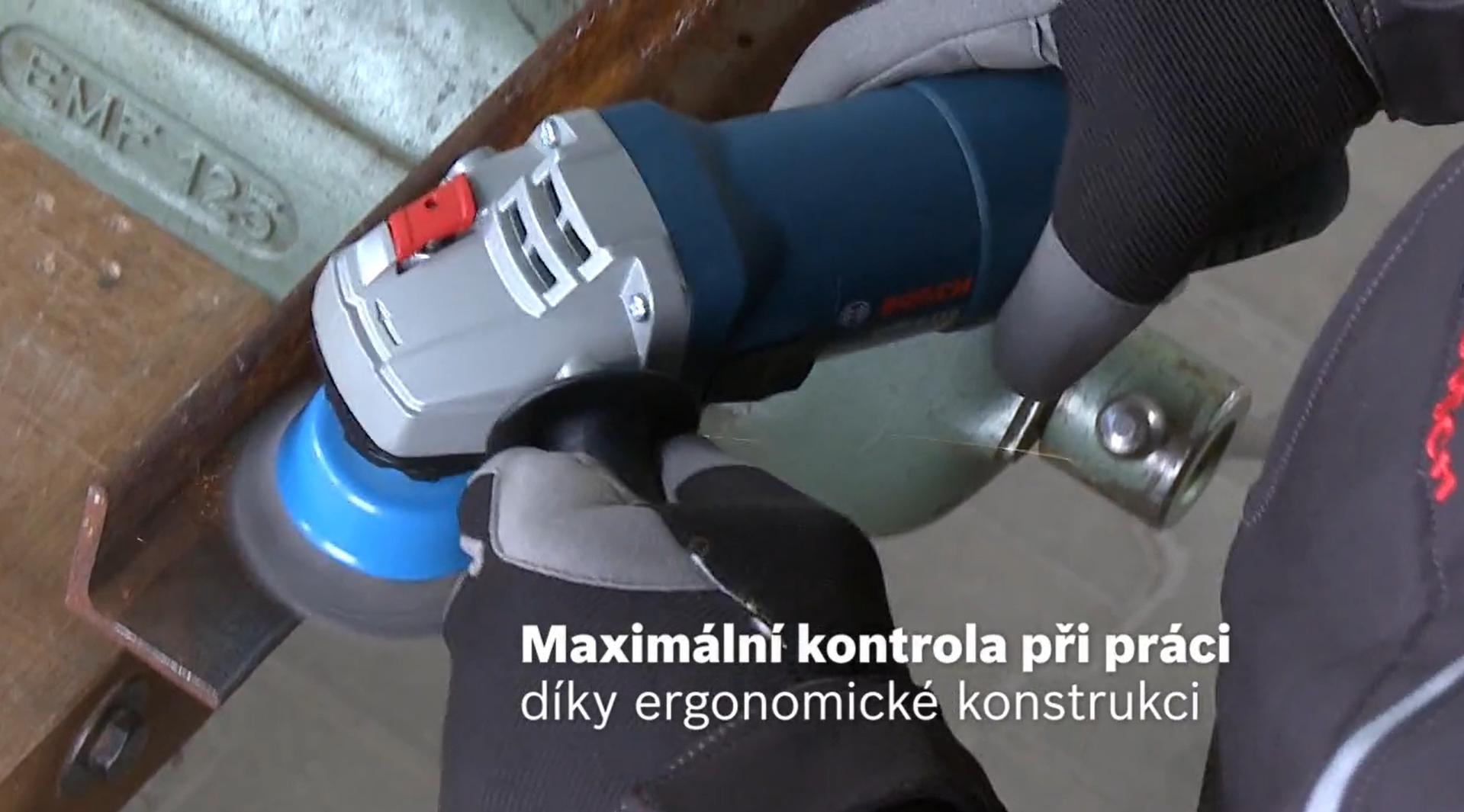 Úhlová bruska s regulací otáček - Bosch GWS 9-125 S